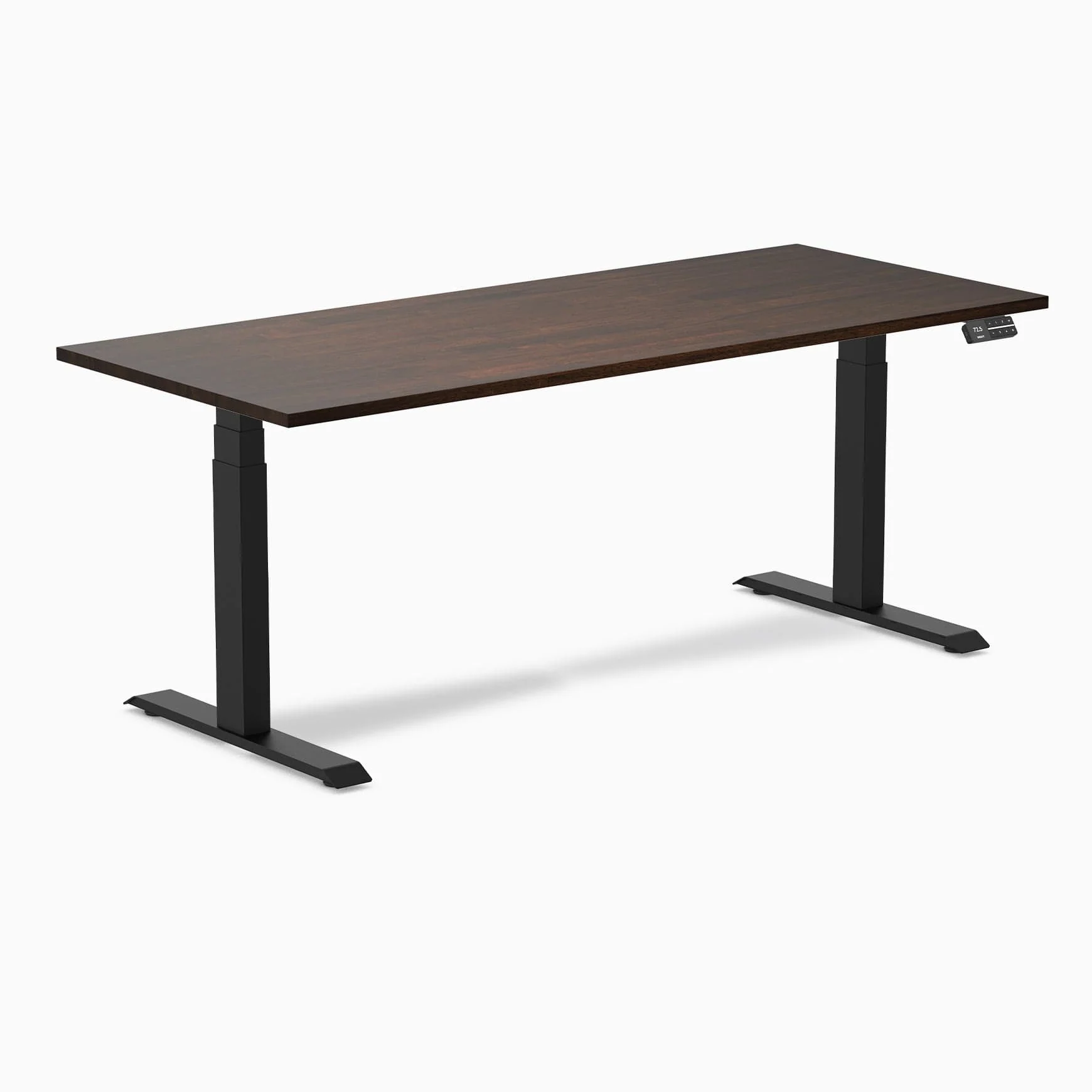Almost Perfect Desky Dual Rubberwood Sit Stand Desk - Image 56