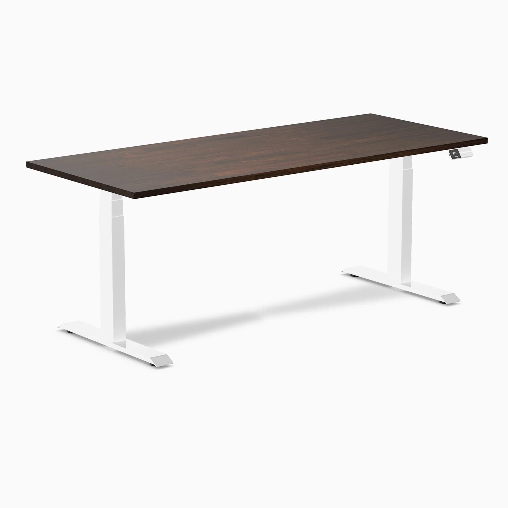 Almost Perfect Desky Dual Rubberwood Sit Stand Desk - Image 57