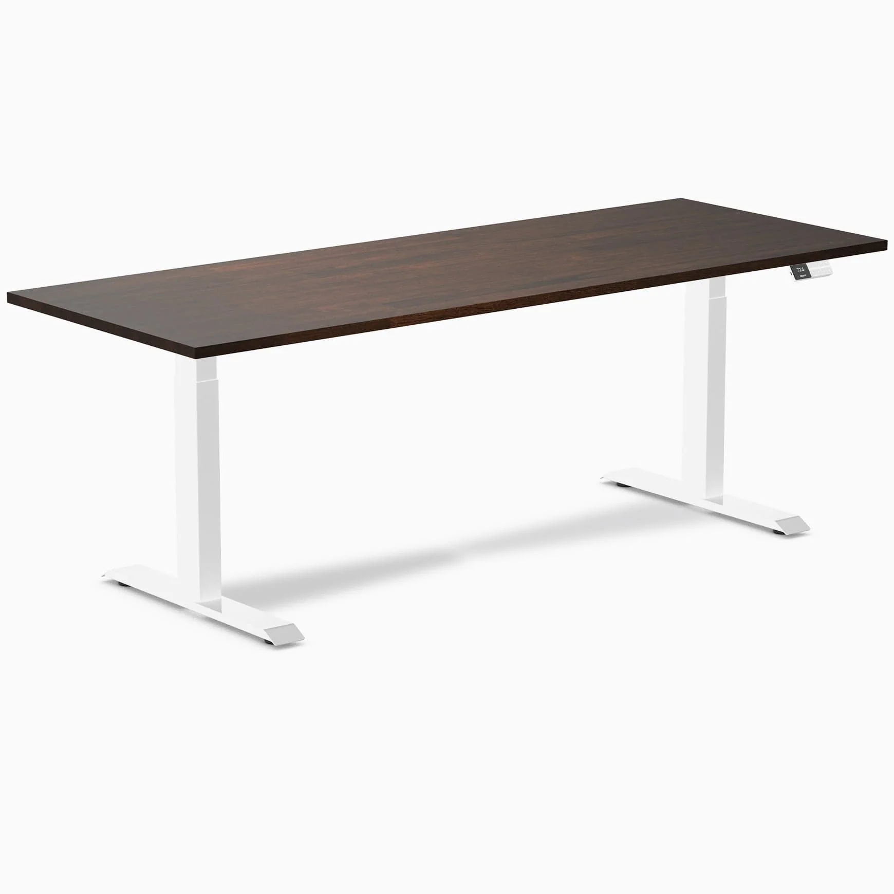 Almost Perfect Desky Dual Rubberwood Sit Stand Desk - Image 60