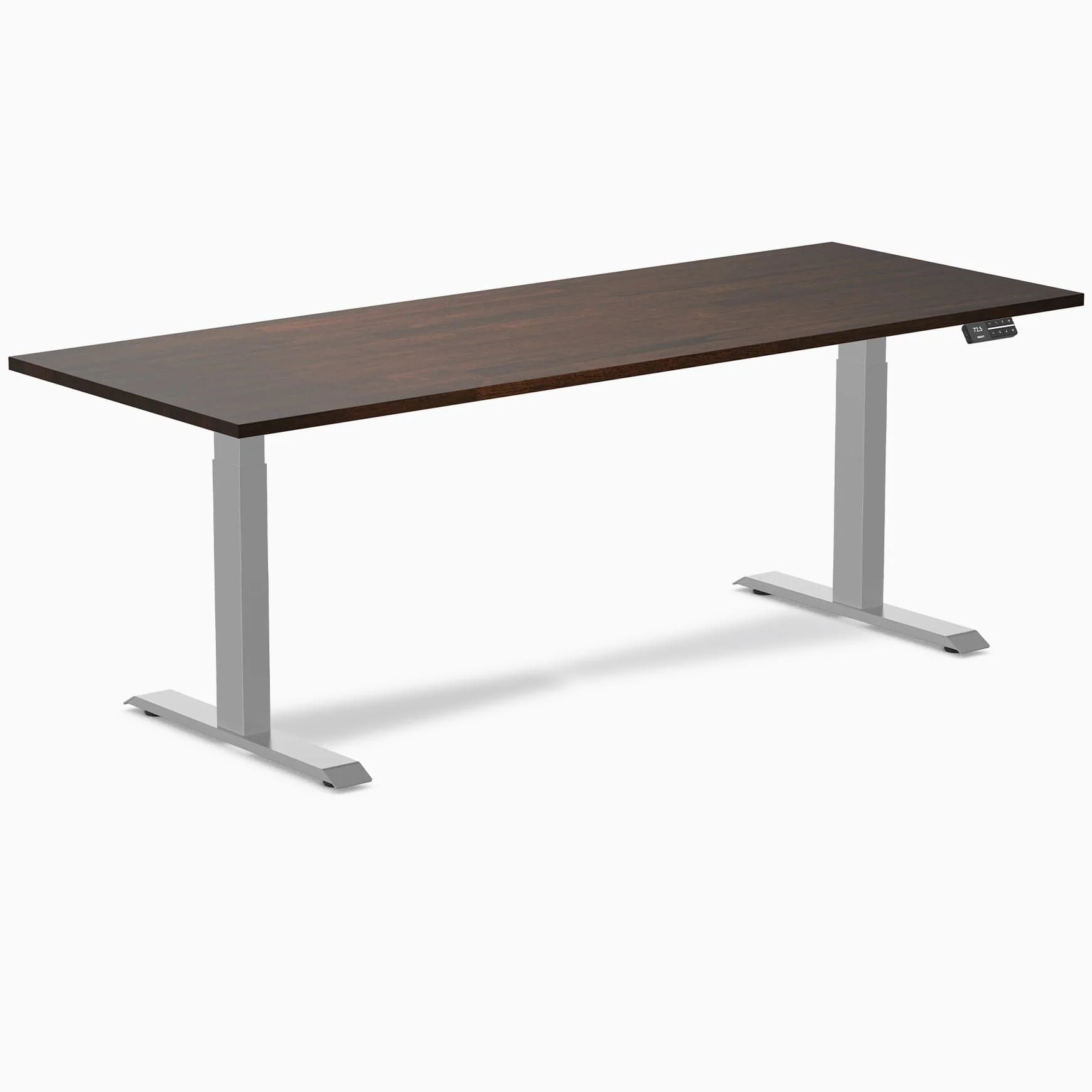 Almost Perfect Desky Dual Rubberwood Sit Stand Desk - Image 61