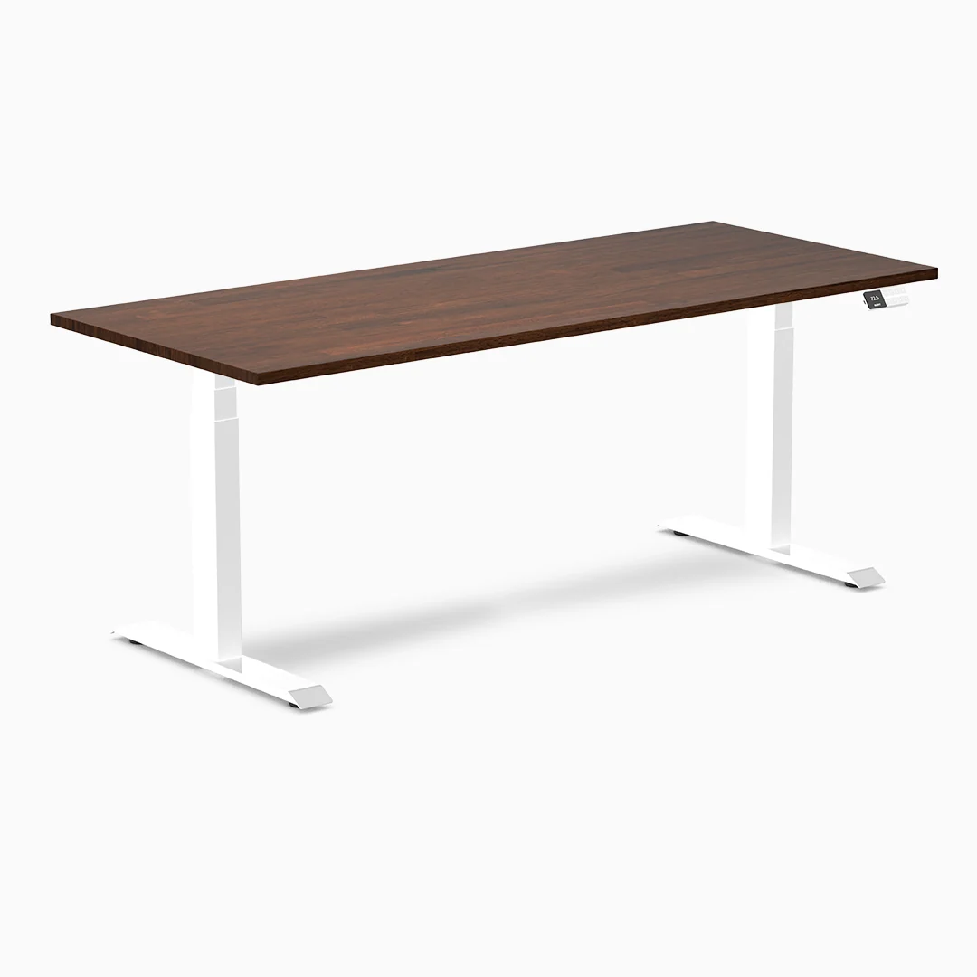 Almost Perfect Desky Dual Rubberwood Sit Stand Desk - Image 69
