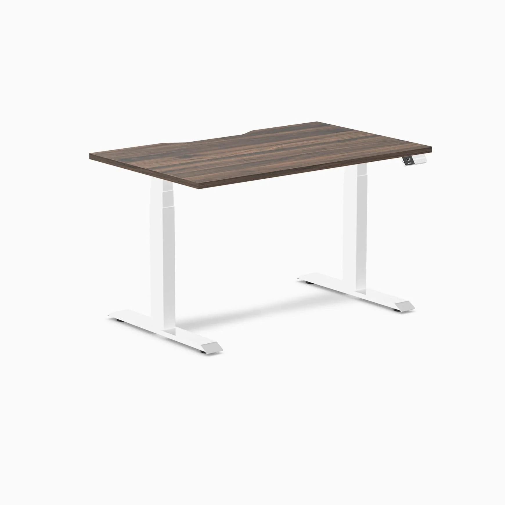 Almost Perfect Desky Dual Scalloped Melamine Sit Stand Desk - Image 70