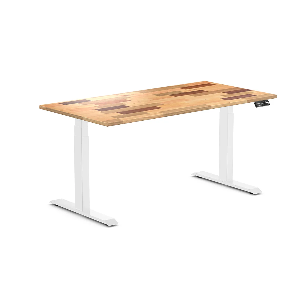 Almost Perfect Desky Dual Softwood Sit Stand Desk - Image 11