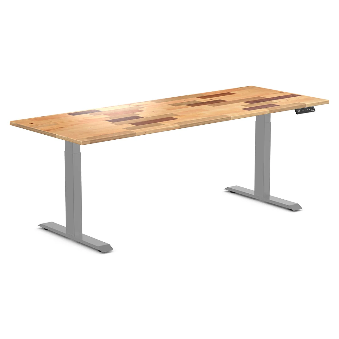 Almost Perfect Desky Dual Softwood Sit Stand Desk - Image 16