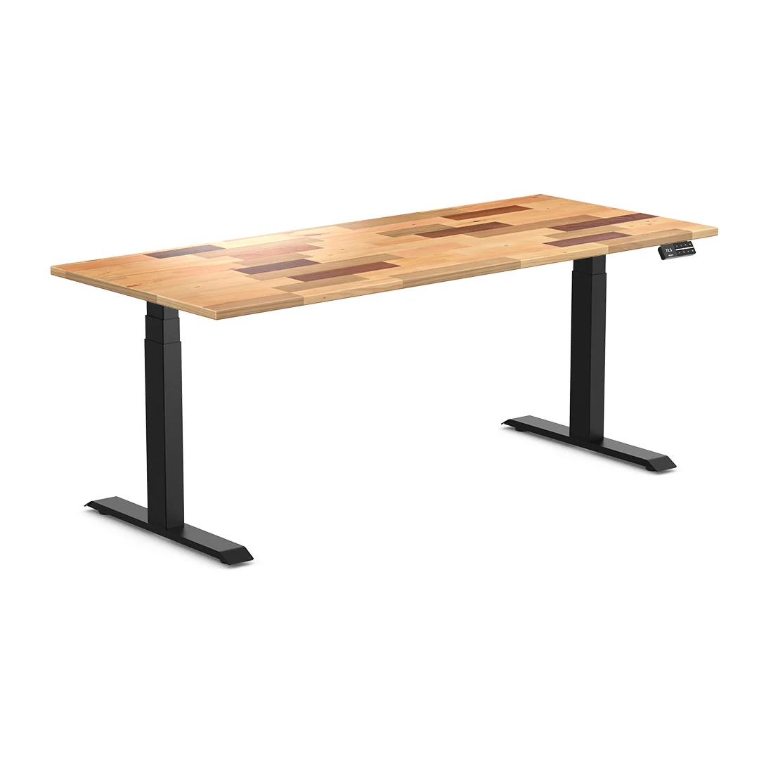 Almost Perfect Desky Dual Softwood Sit Stand Desk - Image 19
