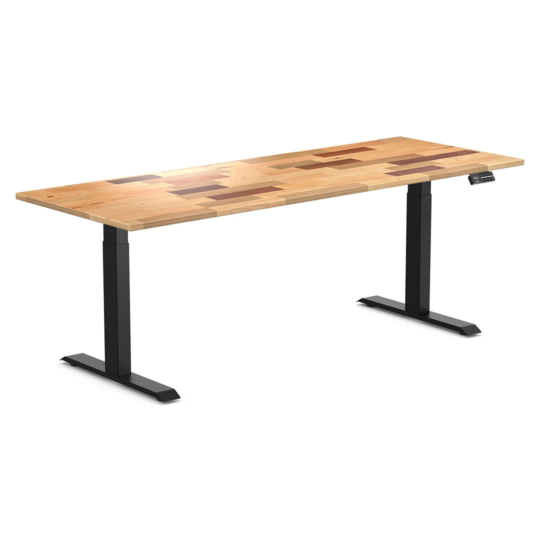 Almost Perfect Desky Dual Softwood Sit Stand Desk - Image 20