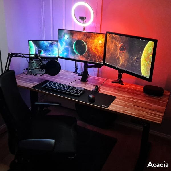 Almost Perfect Desky Dual Softwood Sit Stand Desk - Image 4