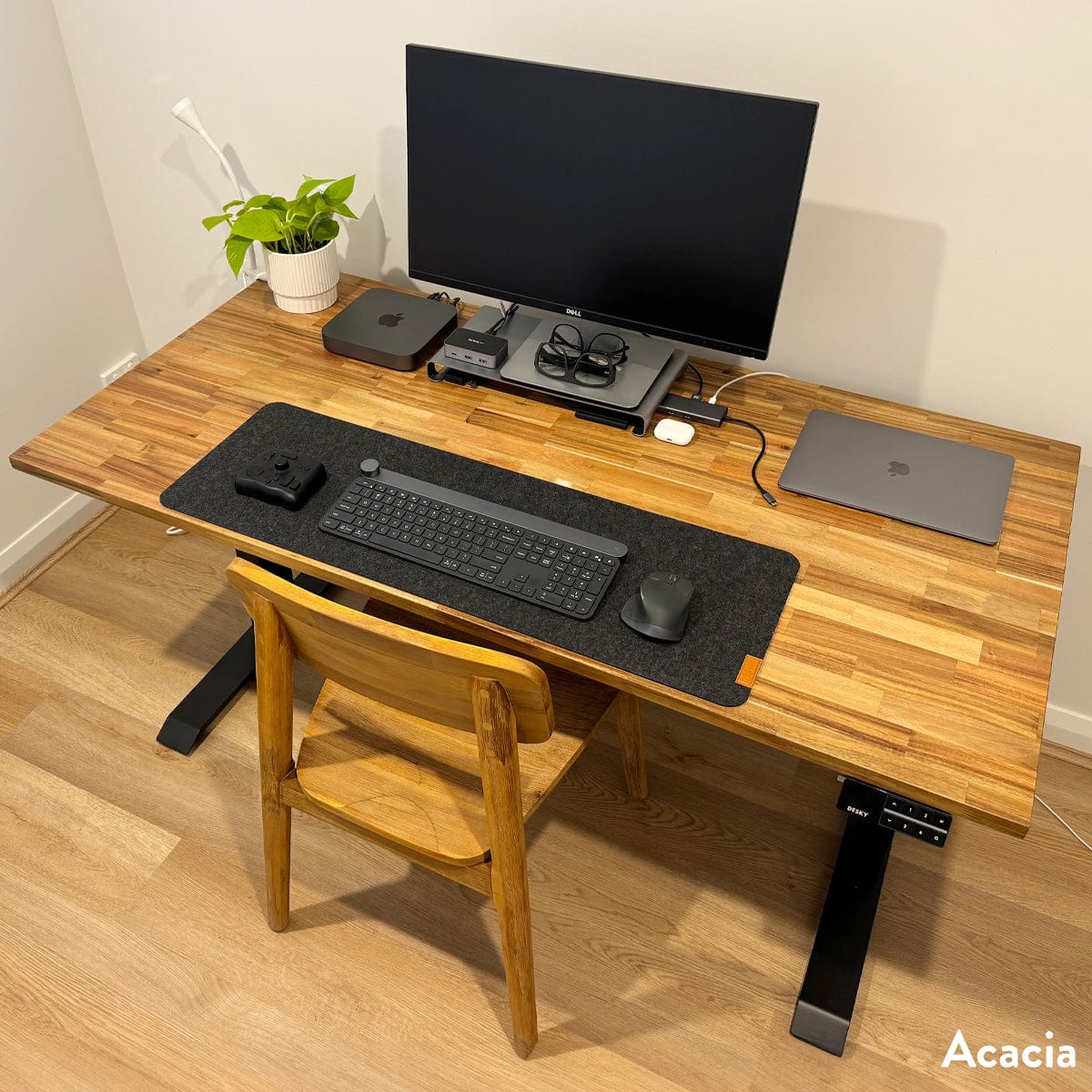 Almost Perfect Desky Dual Softwood Sit Stand Desk - Image 5