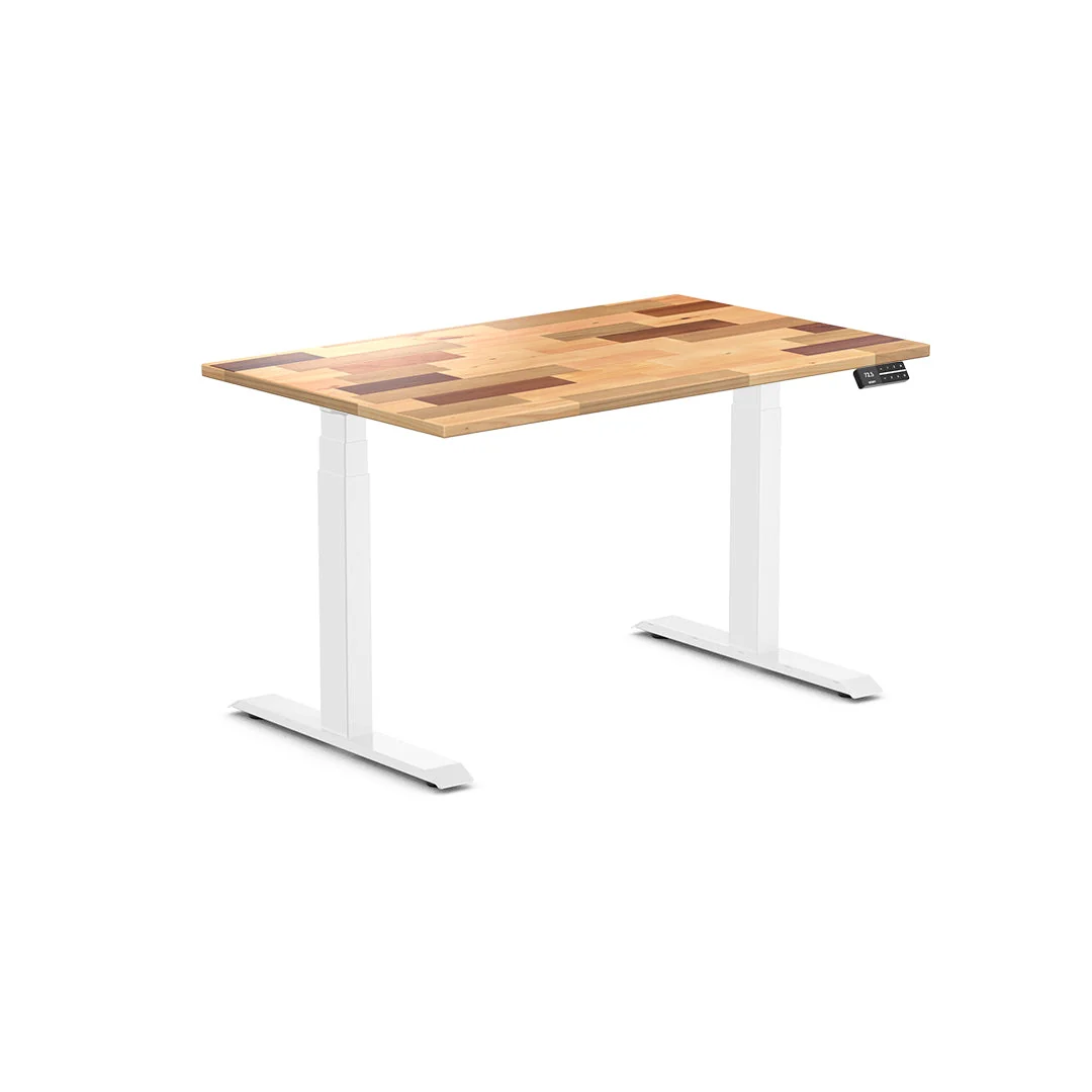 Almost Perfect Desky Dual Softwood Sit Stand Desk - Image 9