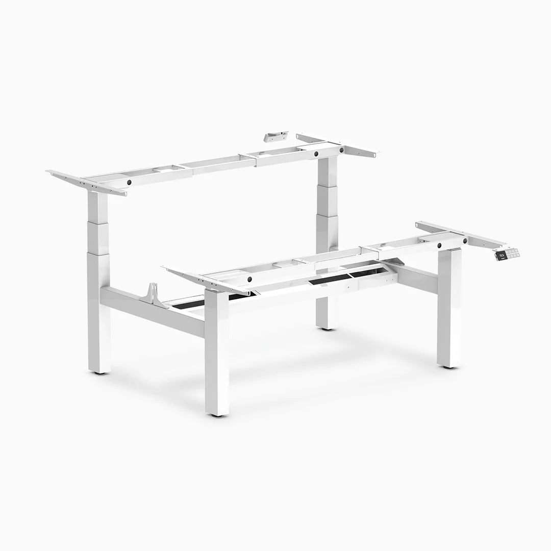 Desky Back to Back Sit Stand Workstation Frame - Image 6