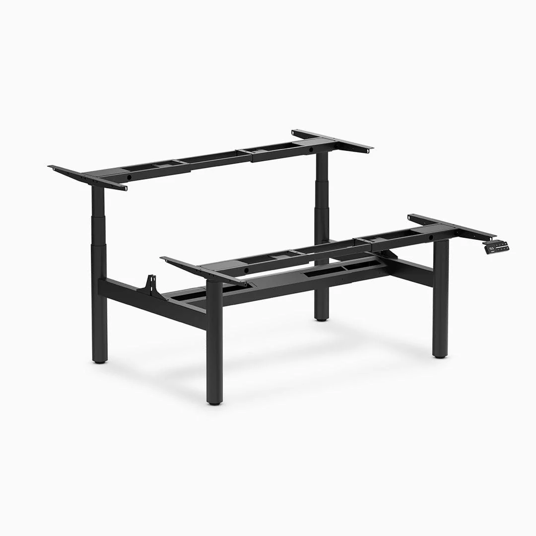 Desky Back to Back Sit Stand Workstation Frame - Image 7