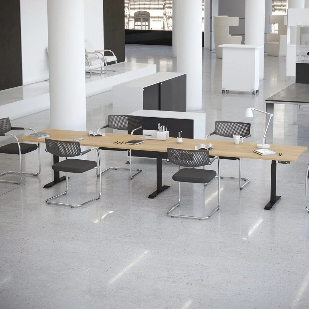 Desky Triple Sit Stand Desk Frame - Image 4