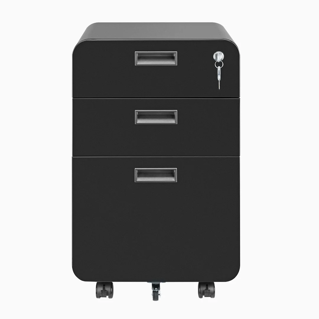 Desky 3 Drawer Mobile Filing Cabinet - Image 10