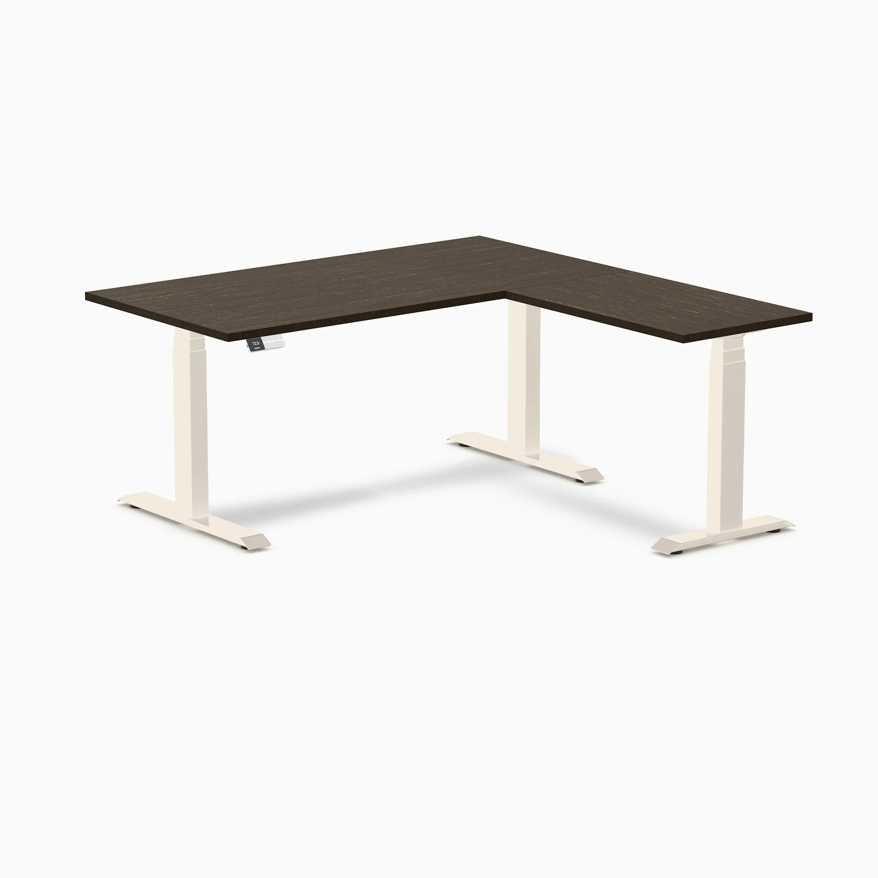 Desky Bamboo L-Shape Sit Stand Desk - Image 18