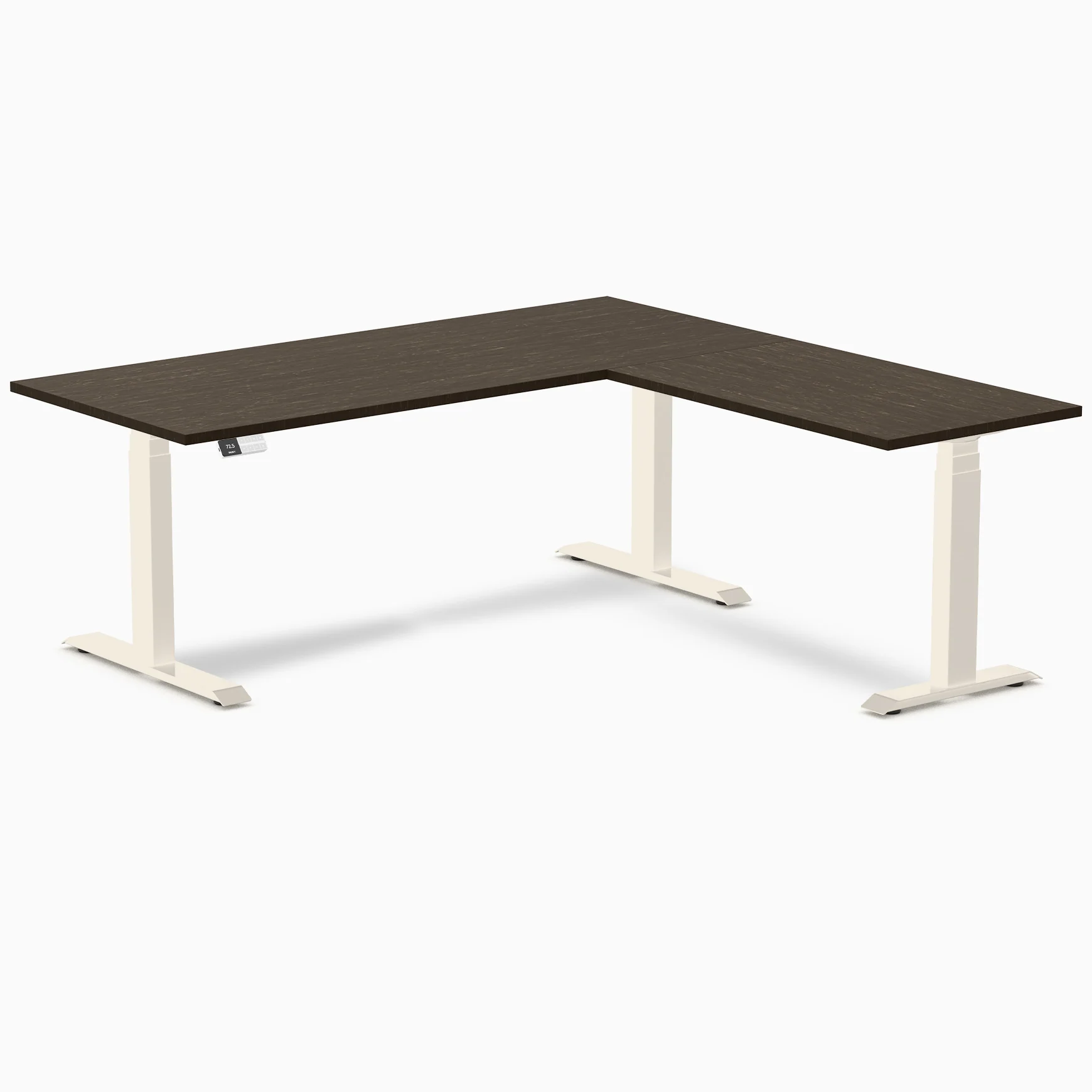 Desky Bamboo L-Shape Sit Stand Desk - Image 19