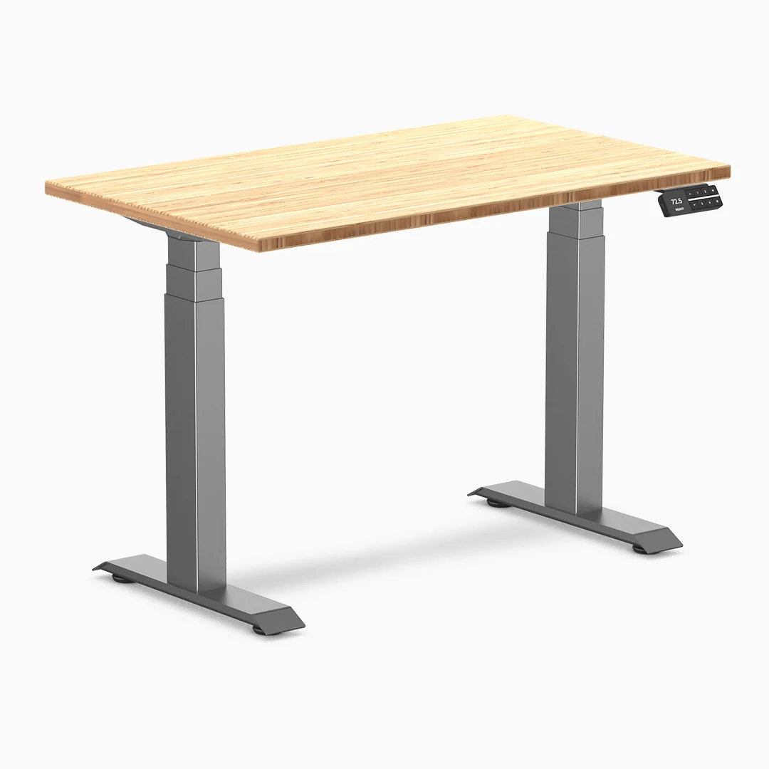 Desky Dual Mini Bamboo Sit Stand Desk - Image 5