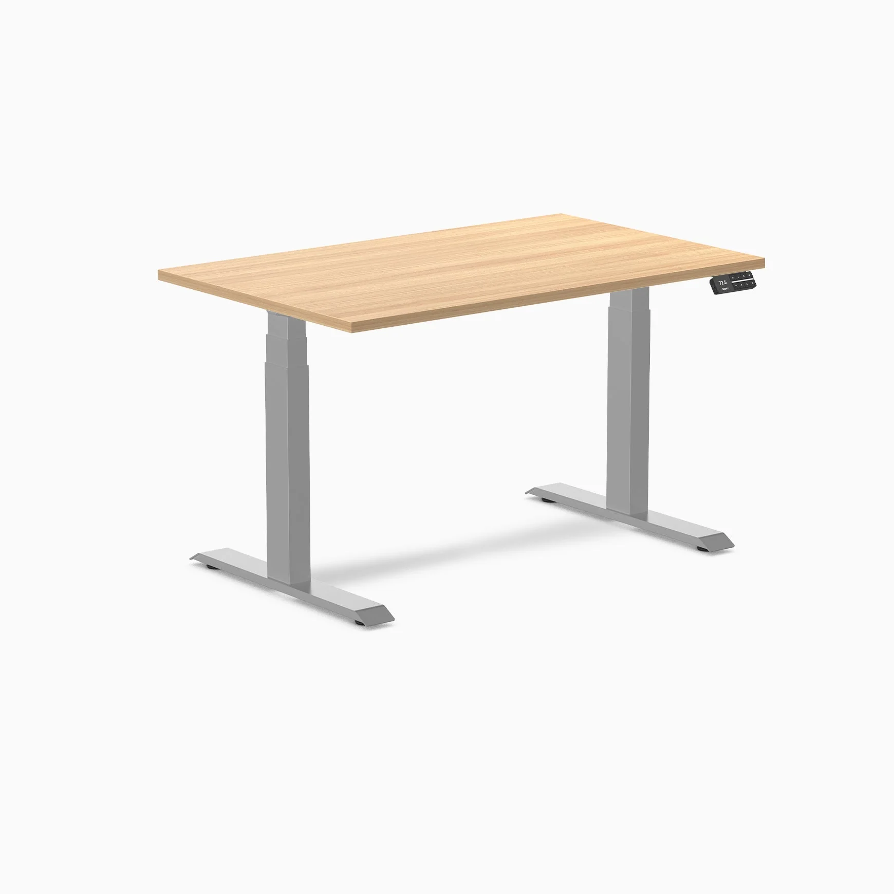 Desky Dual Scalloped Melamine Sit Stand Desk - Image 103