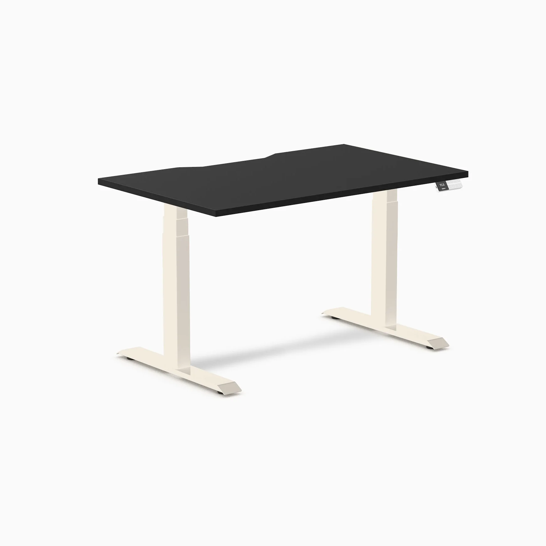 Desky Dual Scalloped Melamine Sit Stand Desk - Image 110