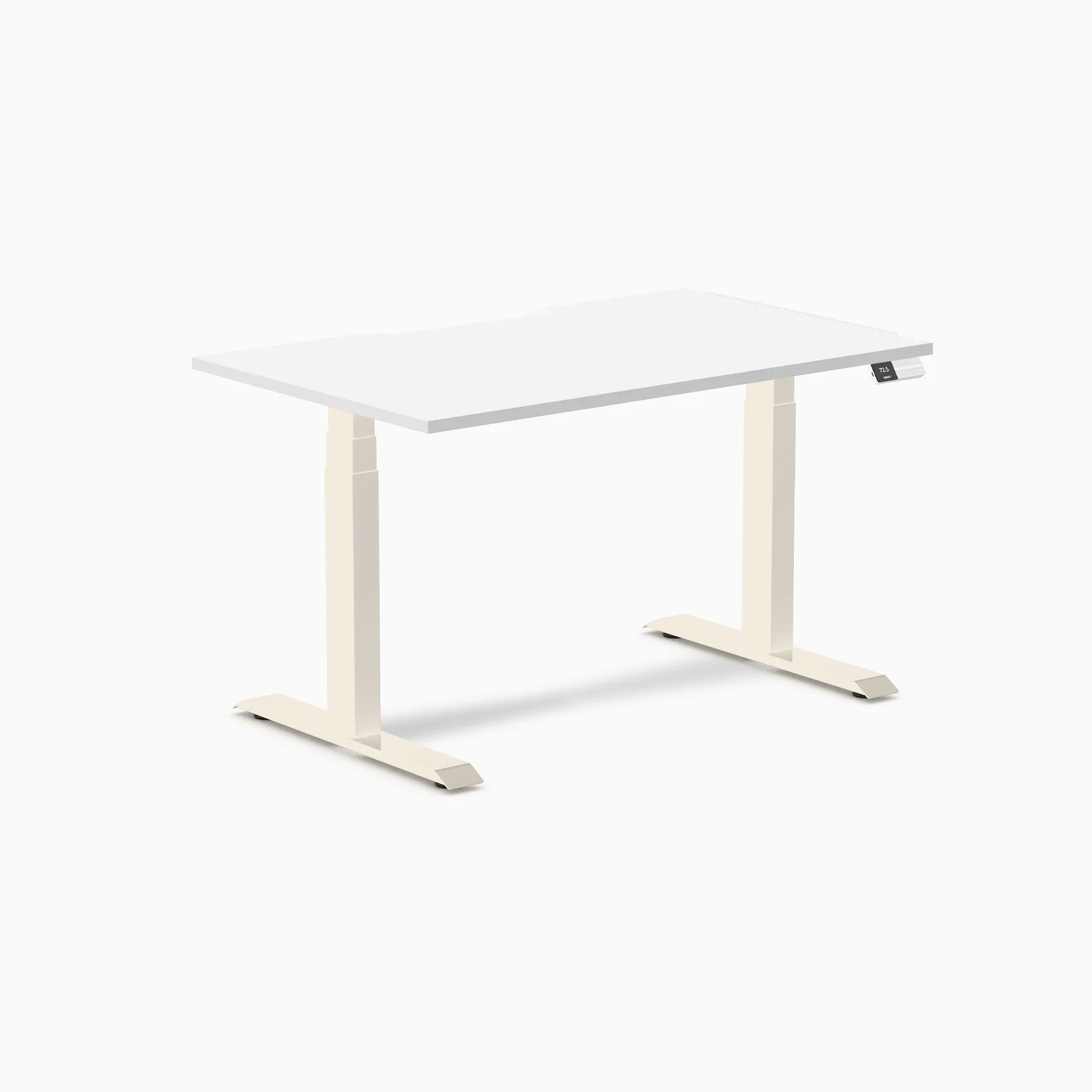 Desky Dual Scalloped Melamine Sit Stand Desk - Image 112