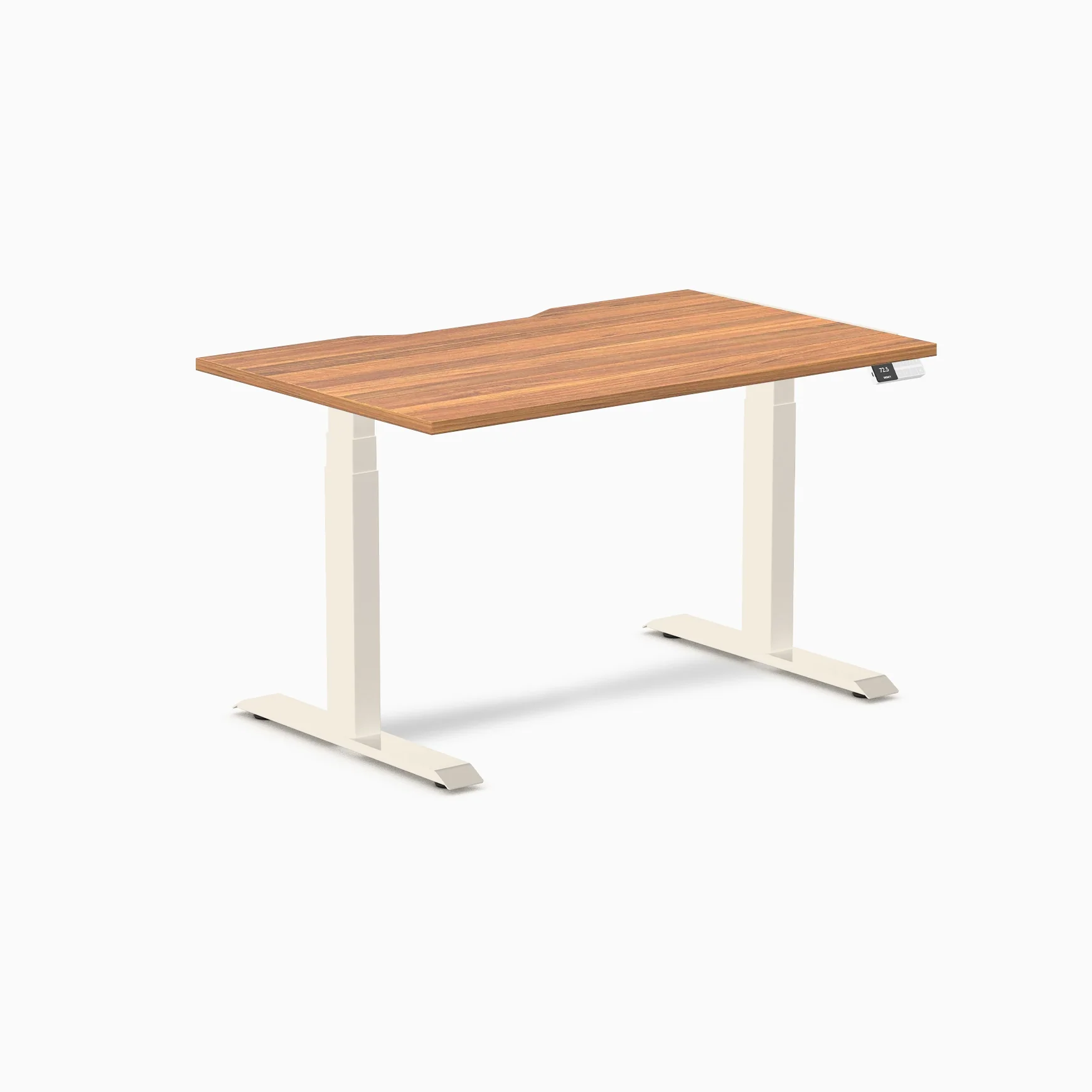 Desky Dual Scalloped Melamine Sit Stand Desk - Image 114