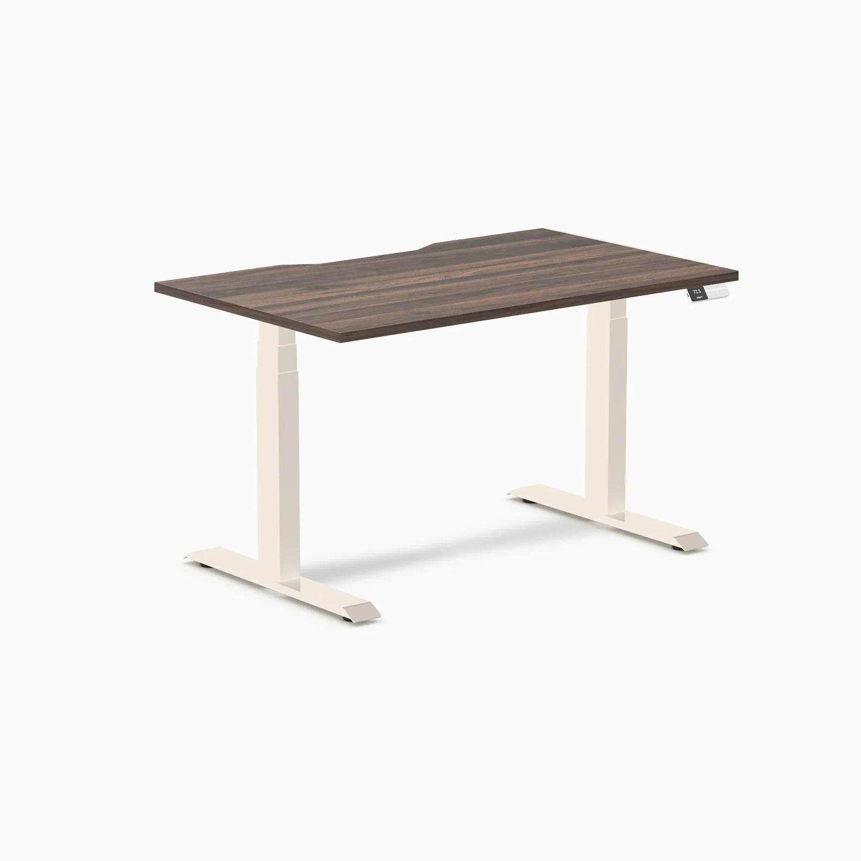 Desky Dual Scalloped Melamine Sit Stand Desk - Image 116