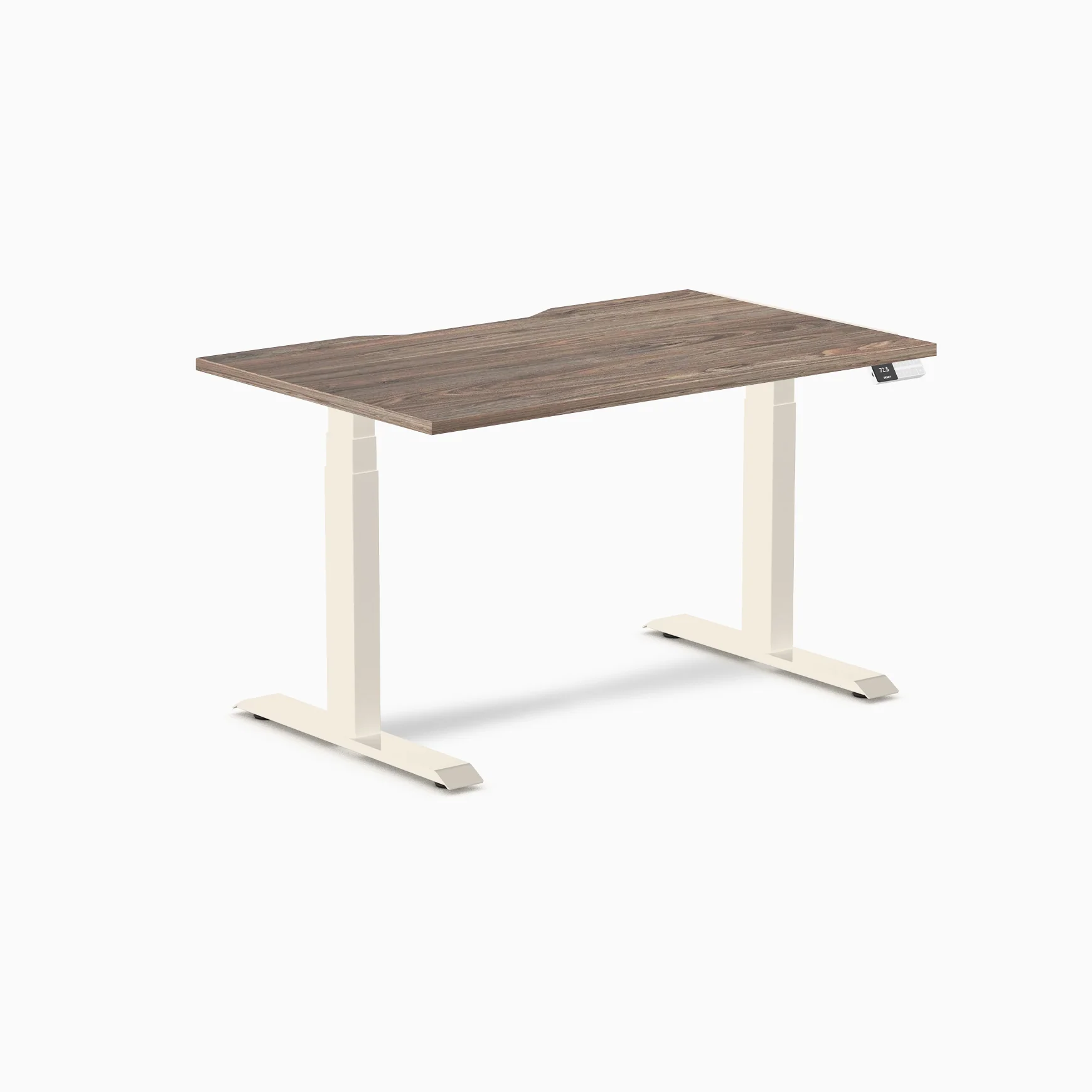 Desky Dual Scalloped Melamine Sit Stand Desk - Image 120