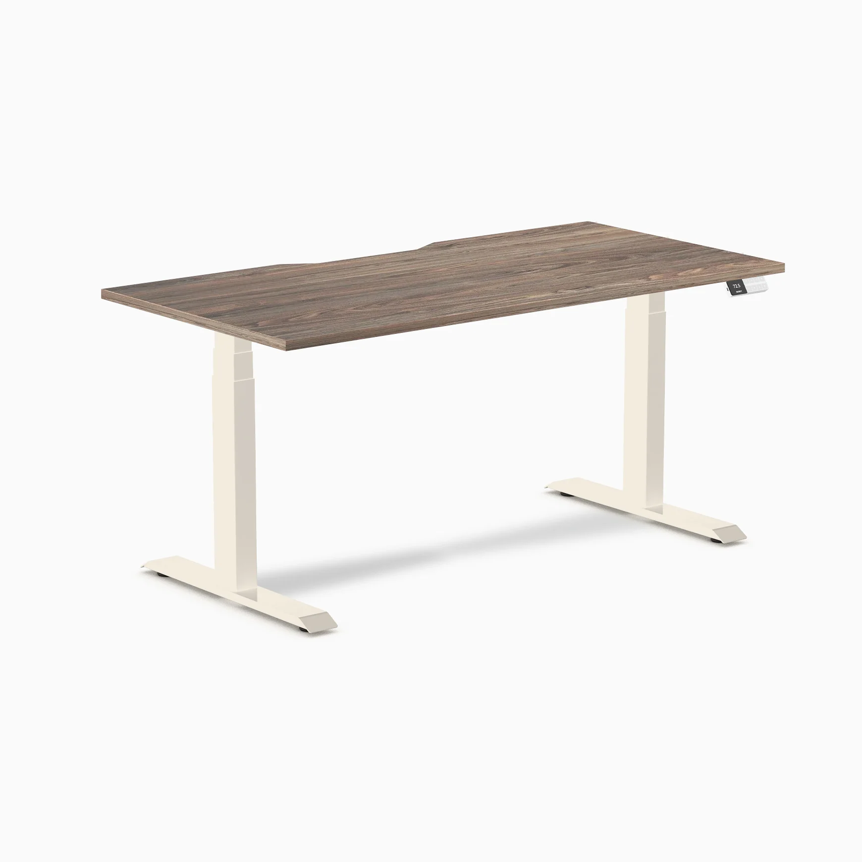 Desky Dual Scalloped Melamine Sit Stand Desk - Image 121