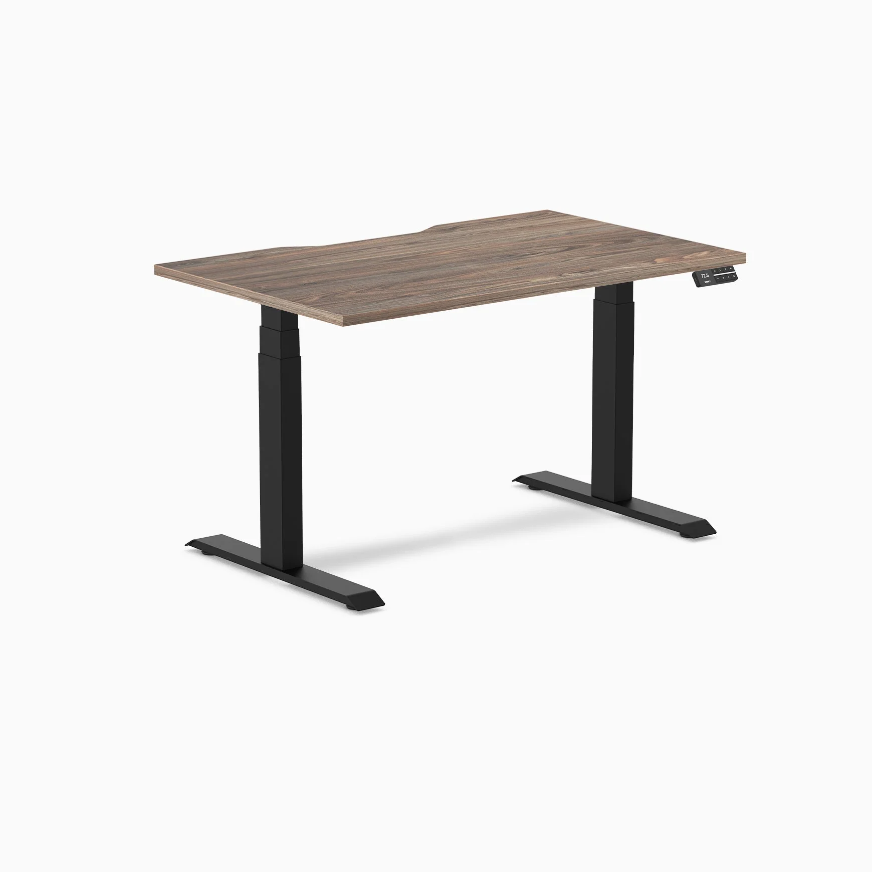 Desky Dual Scalloped Melamine Sit Stand Desk - Image 49