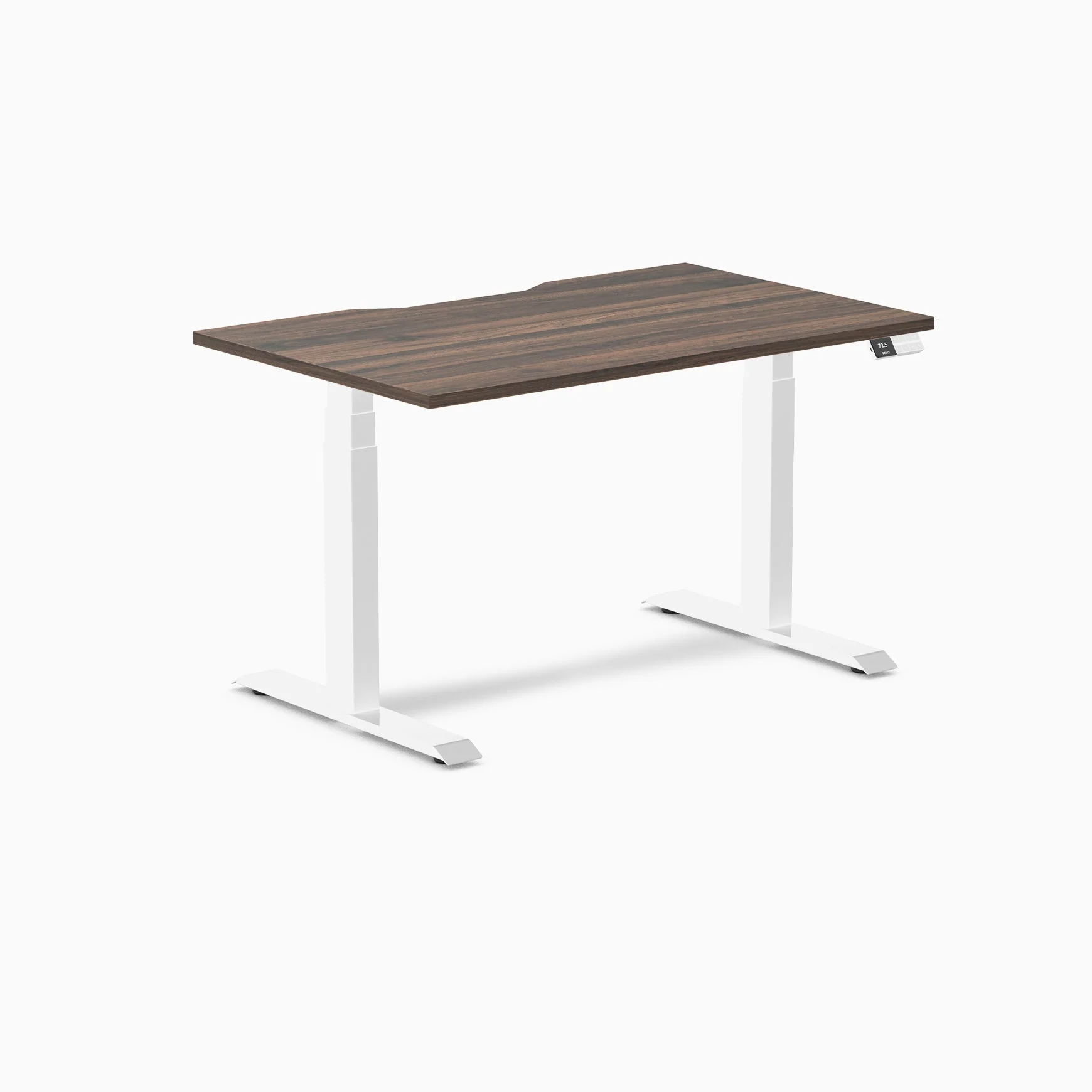 Desky Dual Scalloped Melamine Sit Stand Desk - Image 66
