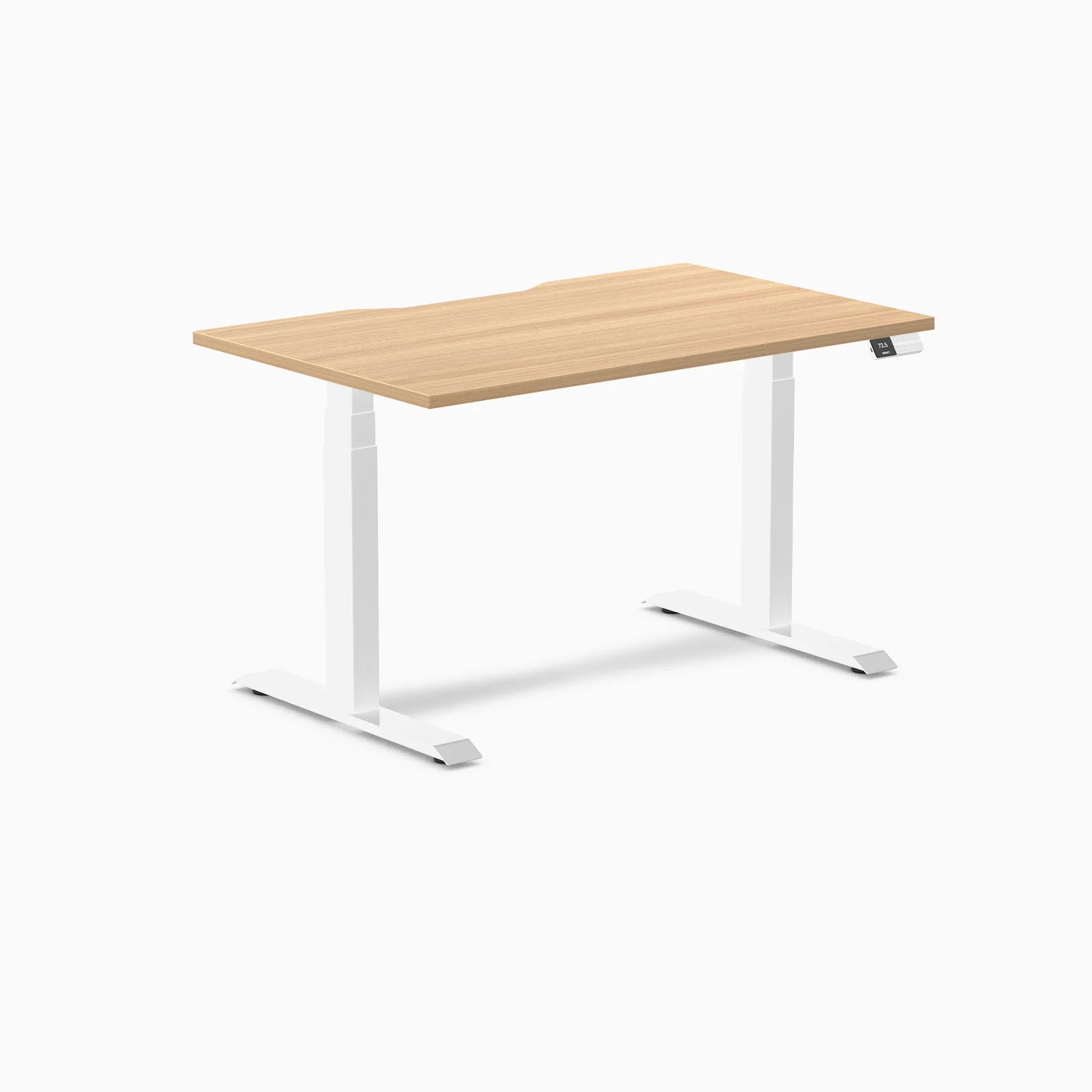 Desky Dual Scalloped Melamine Sit Stand Desk - Image 72