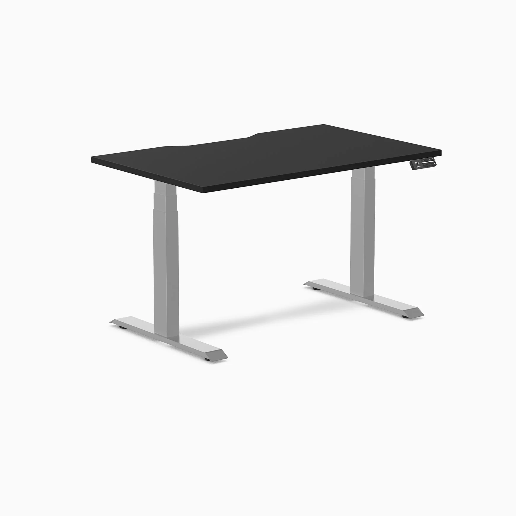 Desky Dual Scalloped Melamine Sit Stand Desk - Image 88