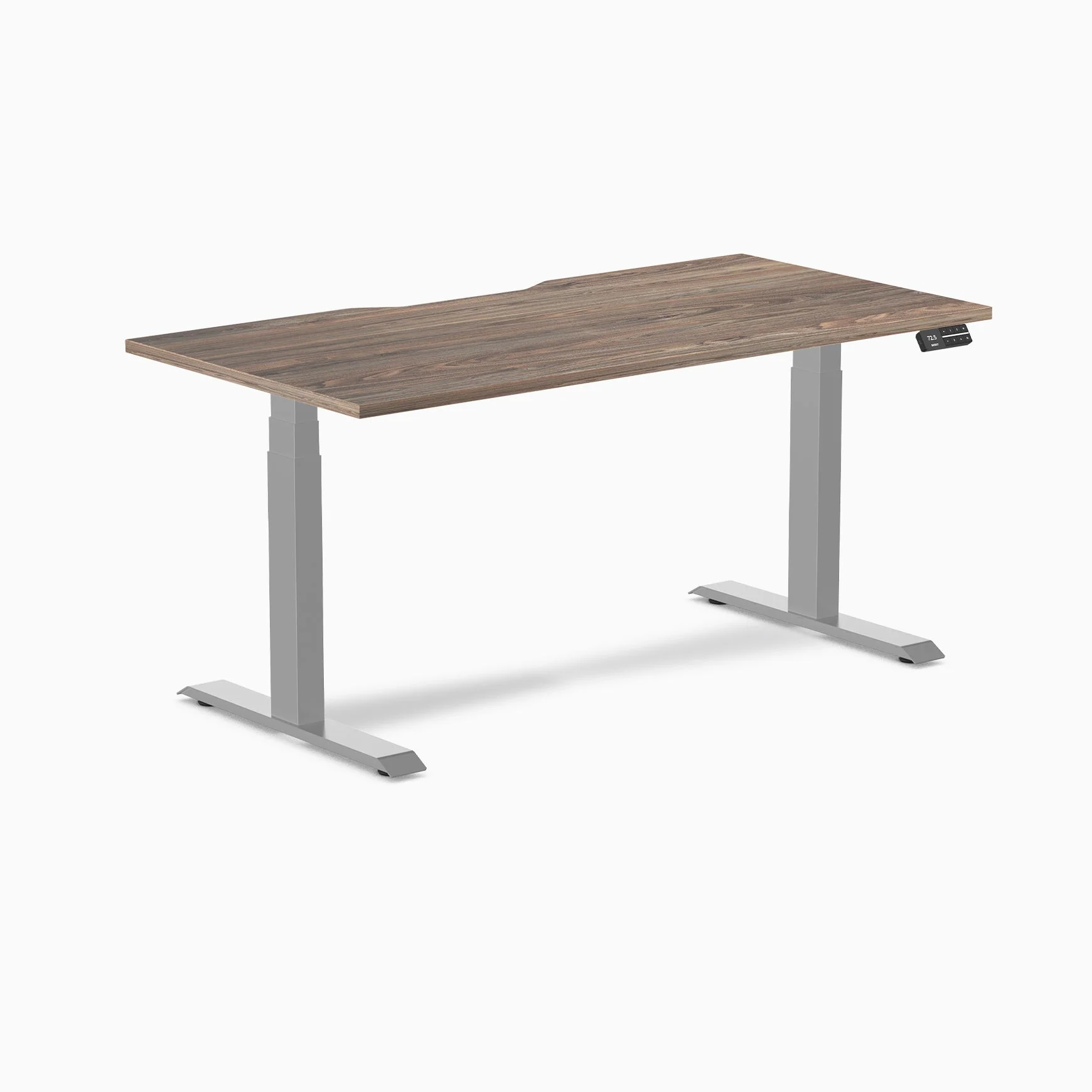 Desky Dual Scalloped Melamine Sit Stand Desk - Image 92