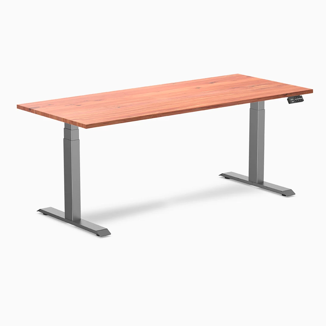 Desky Dual Softwood Sit Stand Desk - Image 11