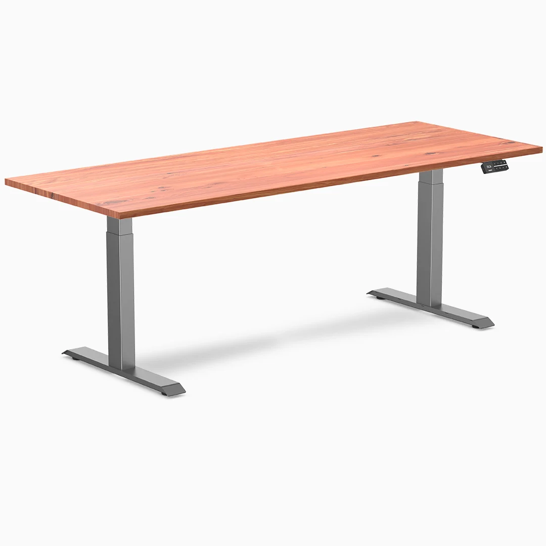 Desky Dual Softwood Sit Stand Desk - Image 12