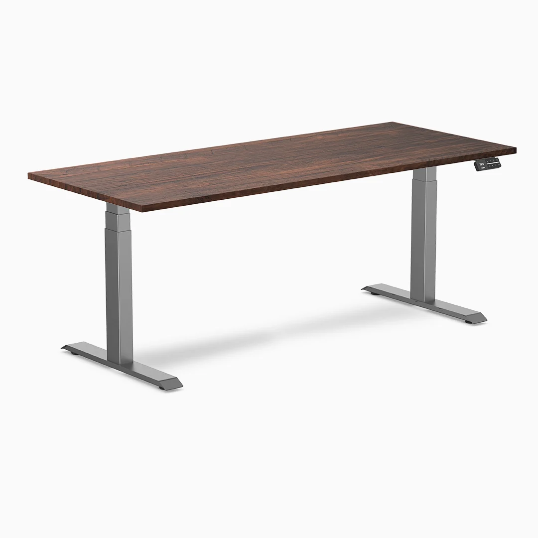 Desky Dual Softwood Sit Stand Desk - Image 7