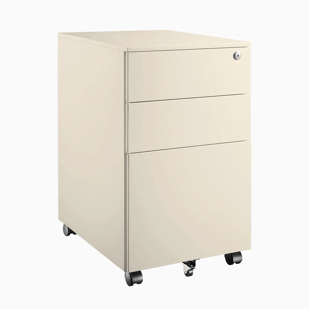 Desky GO Slimline Steel Mobile Pedestal - Image 11