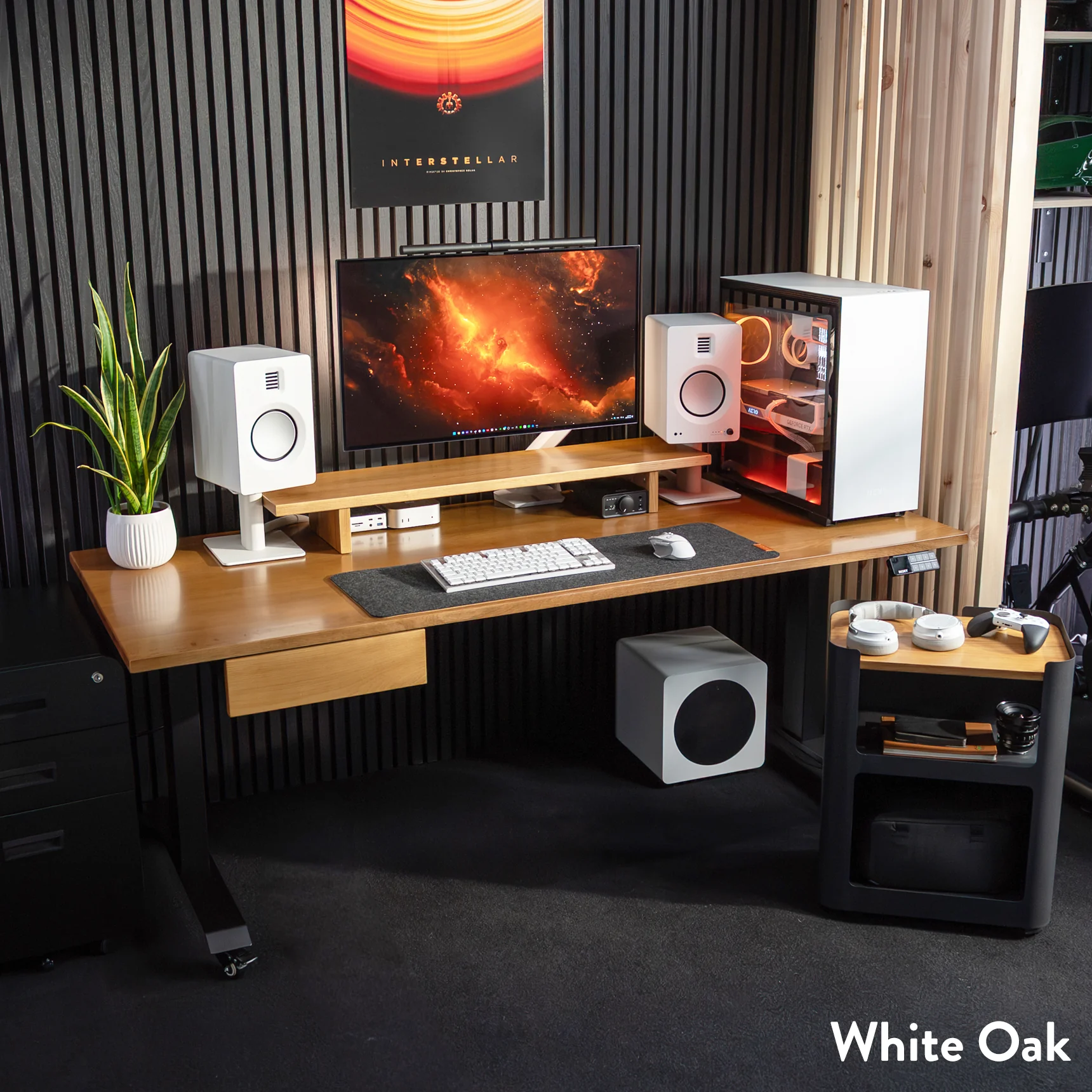 Desky Dual Hardwood Sit Stand Desk - Image 18