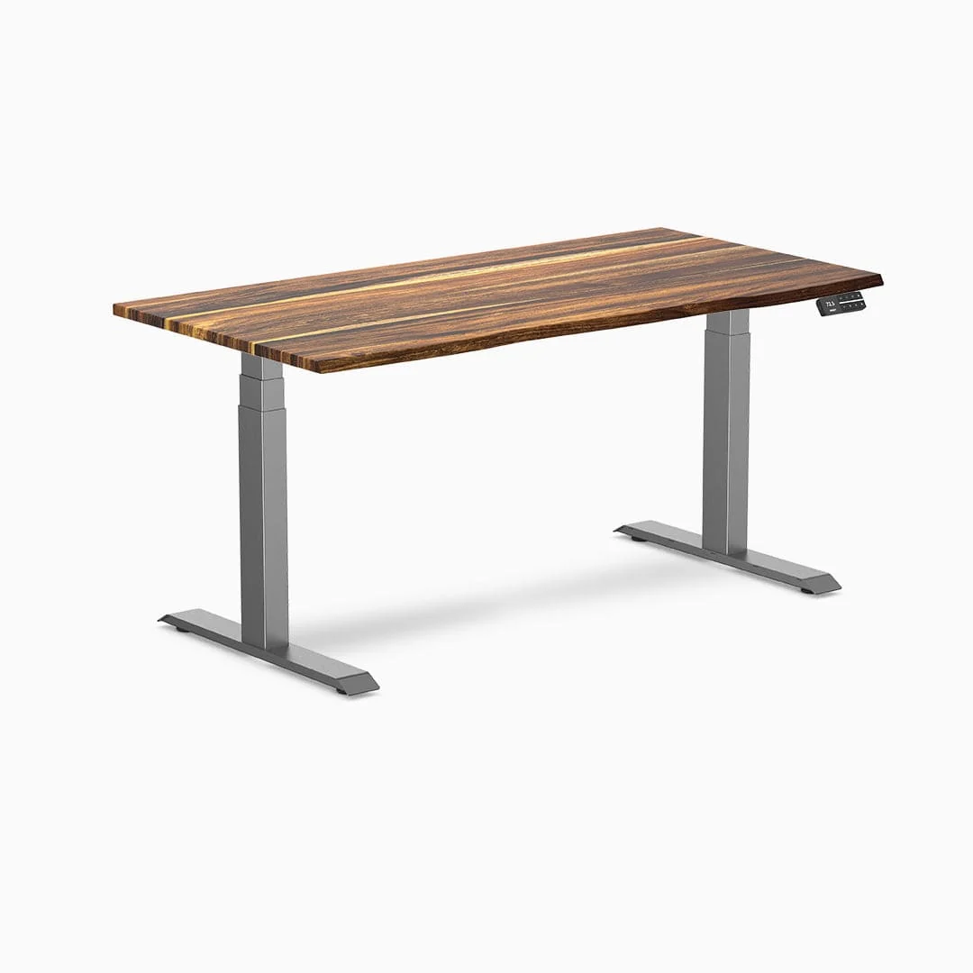Desky Dual Hardwood Sit Stand Desk - Image 20