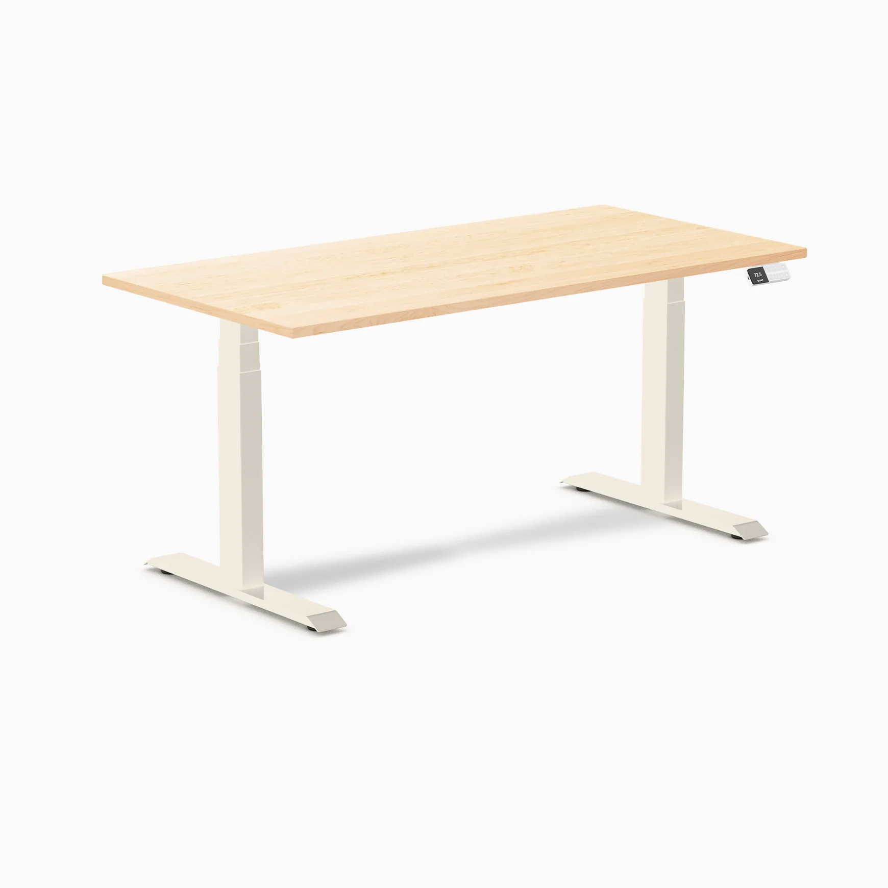 Desky Dual Hardwood Sit Stand Desk - Image 209