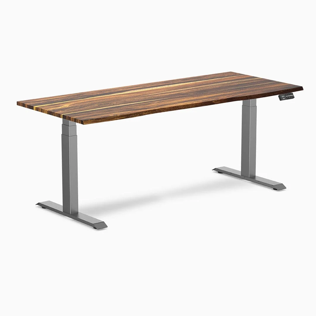 Desky Dual Hardwood Sit Stand Desk - Image 21