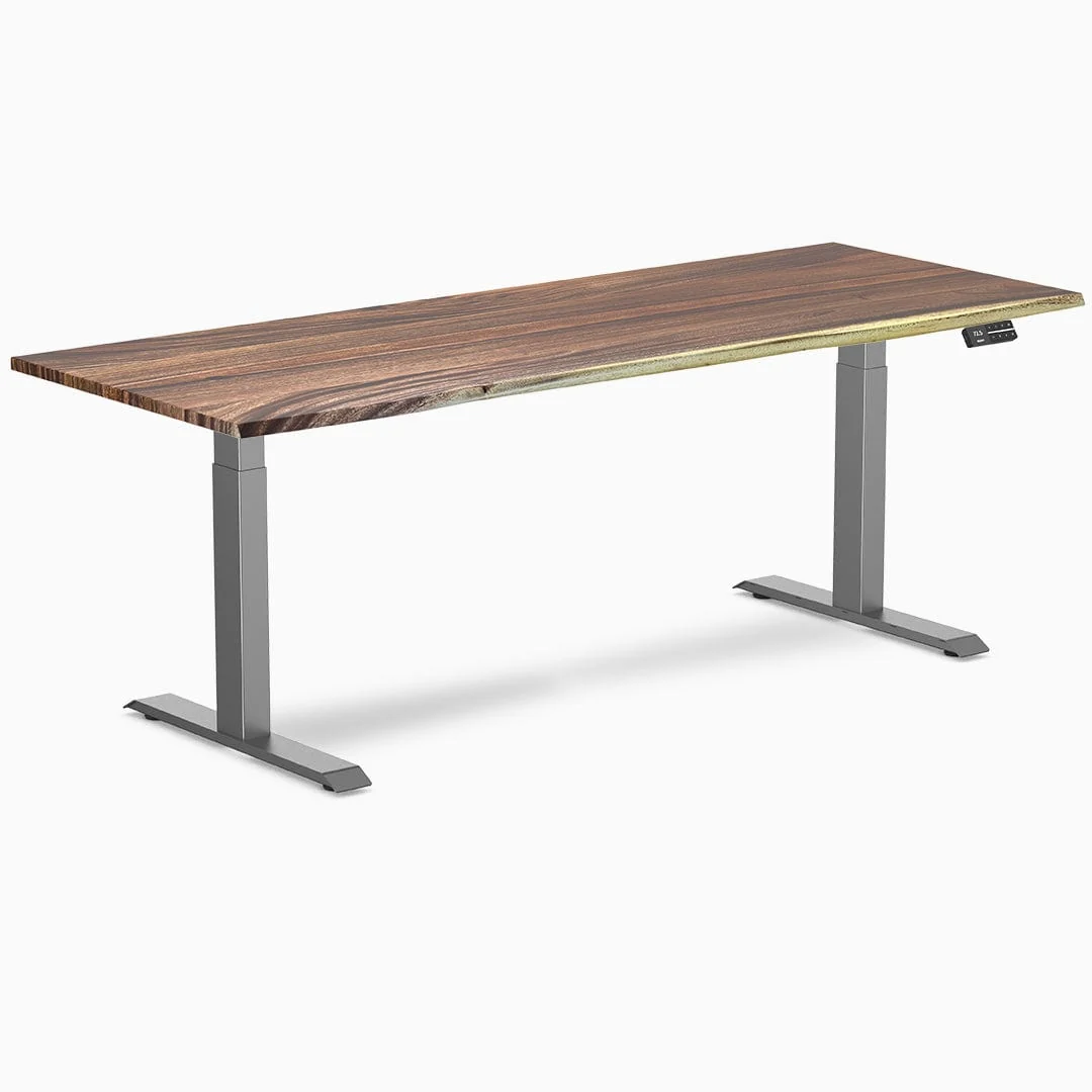 Desky Dual Hardwood Sit Stand Desk - Image 30