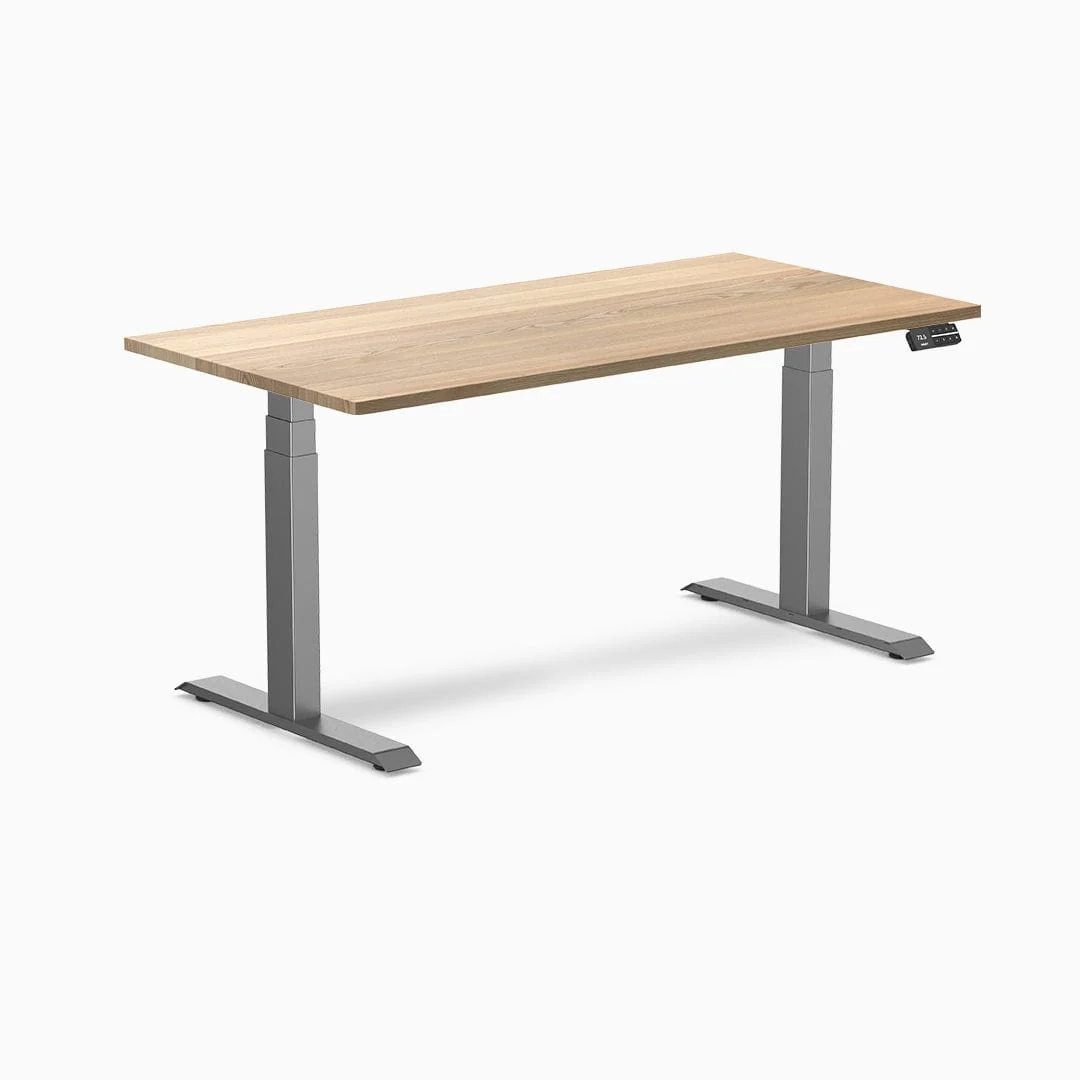 Desky Dual Hardwood Sit Stand Desk - Image 32