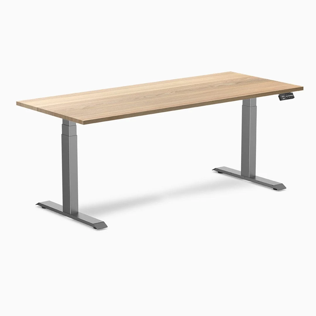 Desky Dual Hardwood Sit Stand Desk - Image 33