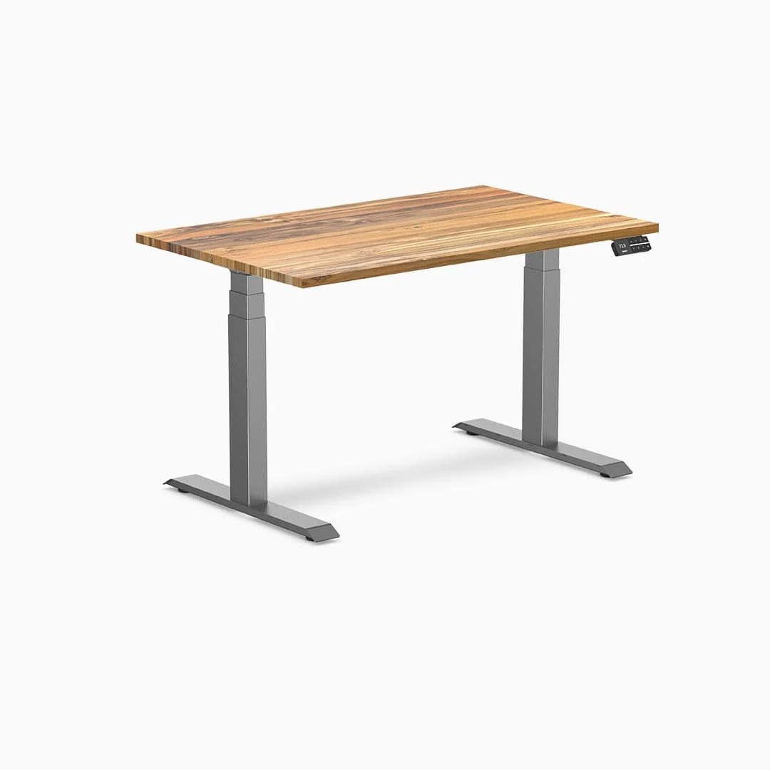Desky Dual Hardwood Sit Stand Desk - Image 35
