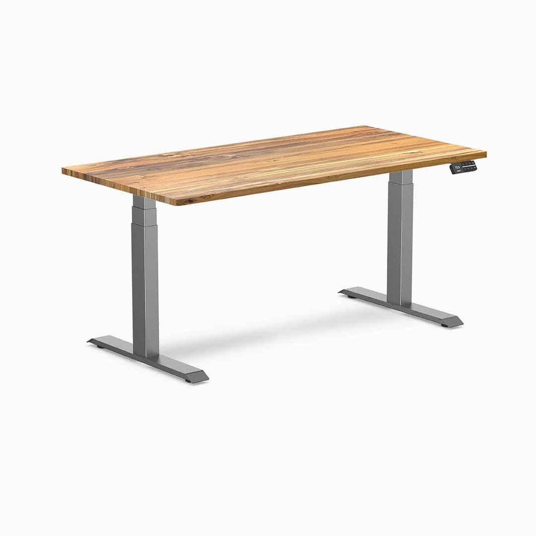 Desky Dual Hardwood Sit Stand Desk - Image 36