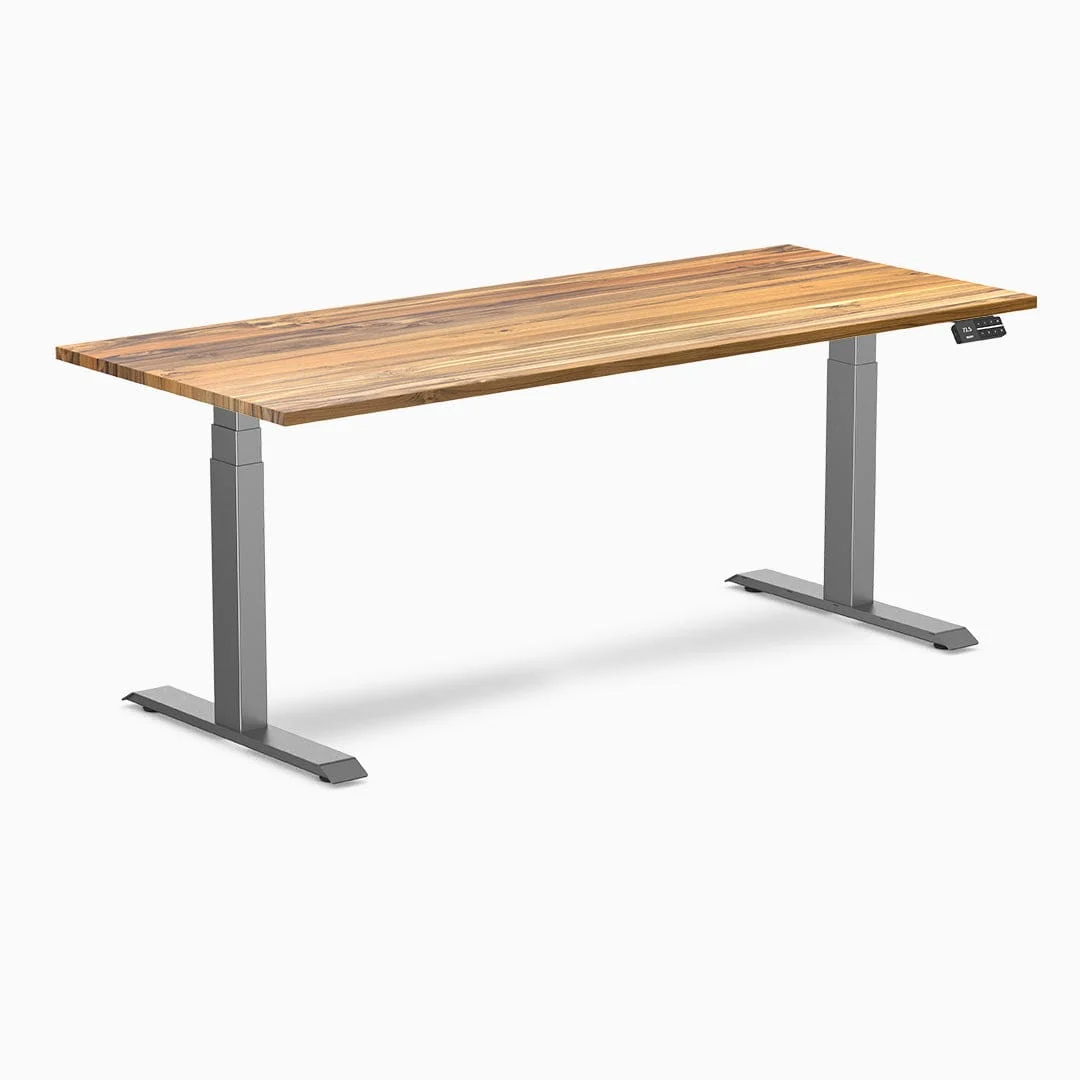 Desky Dual Hardwood Sit Stand Desk - Image 37