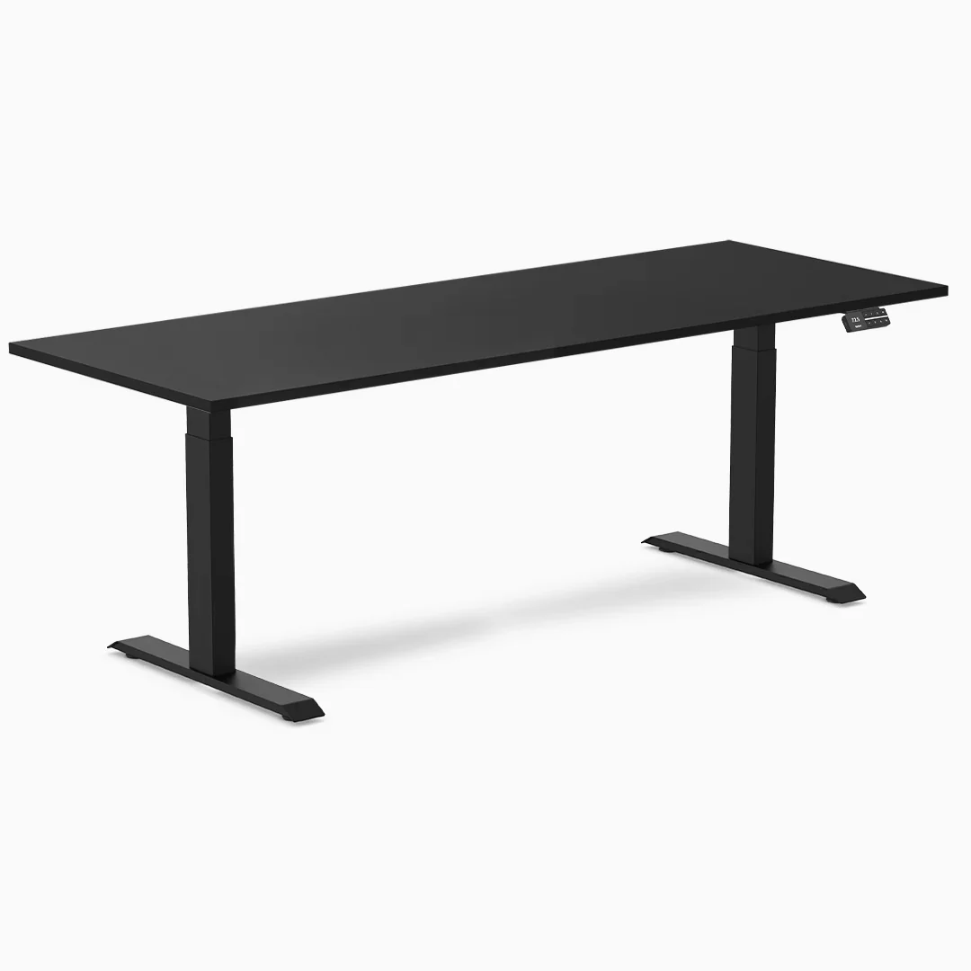 Desky Dual Melamine Sit Stand Desk - Image 127