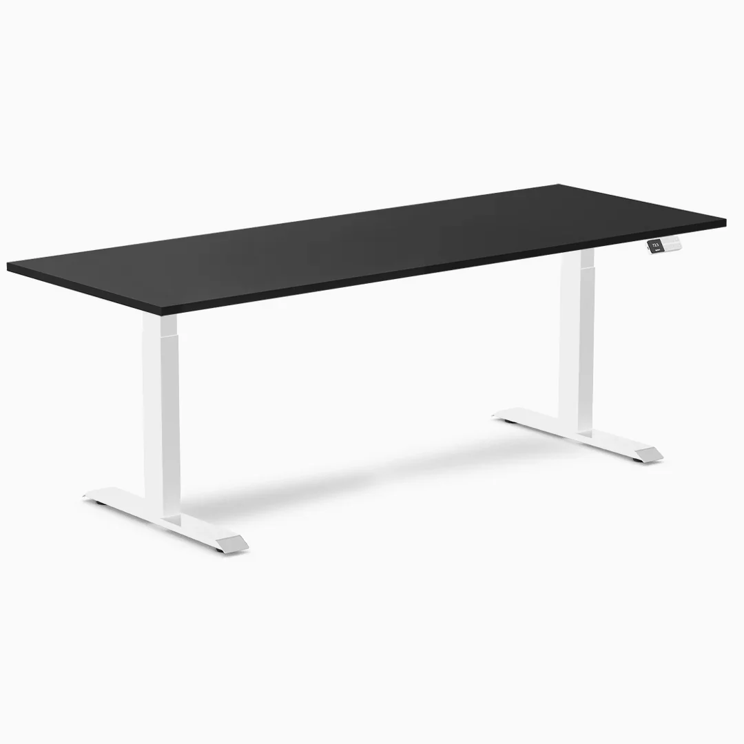 Desky Dual Melamine Sit Stand Desk - Image 128