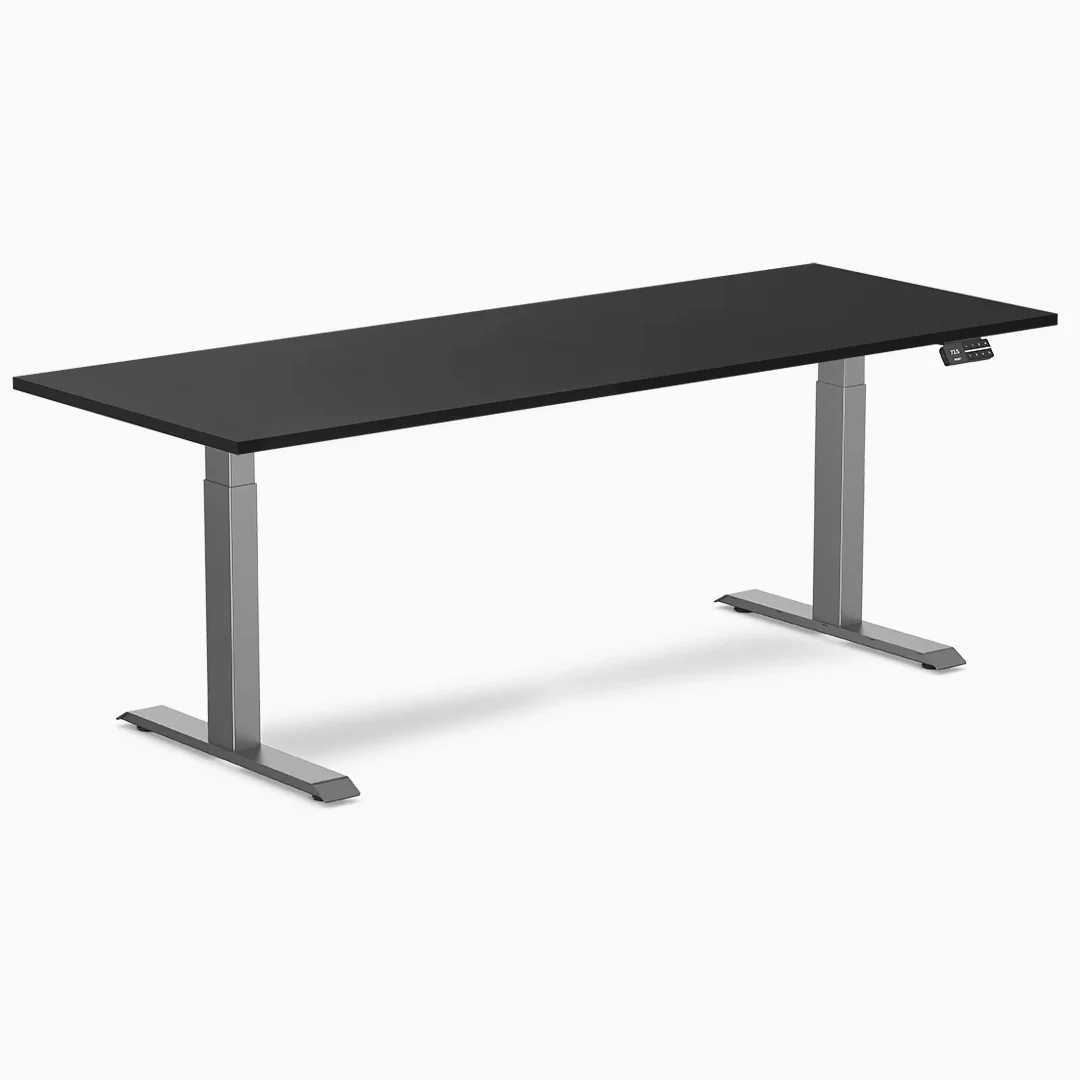 Desky Dual Melamine Sit Stand Desk - Image 129