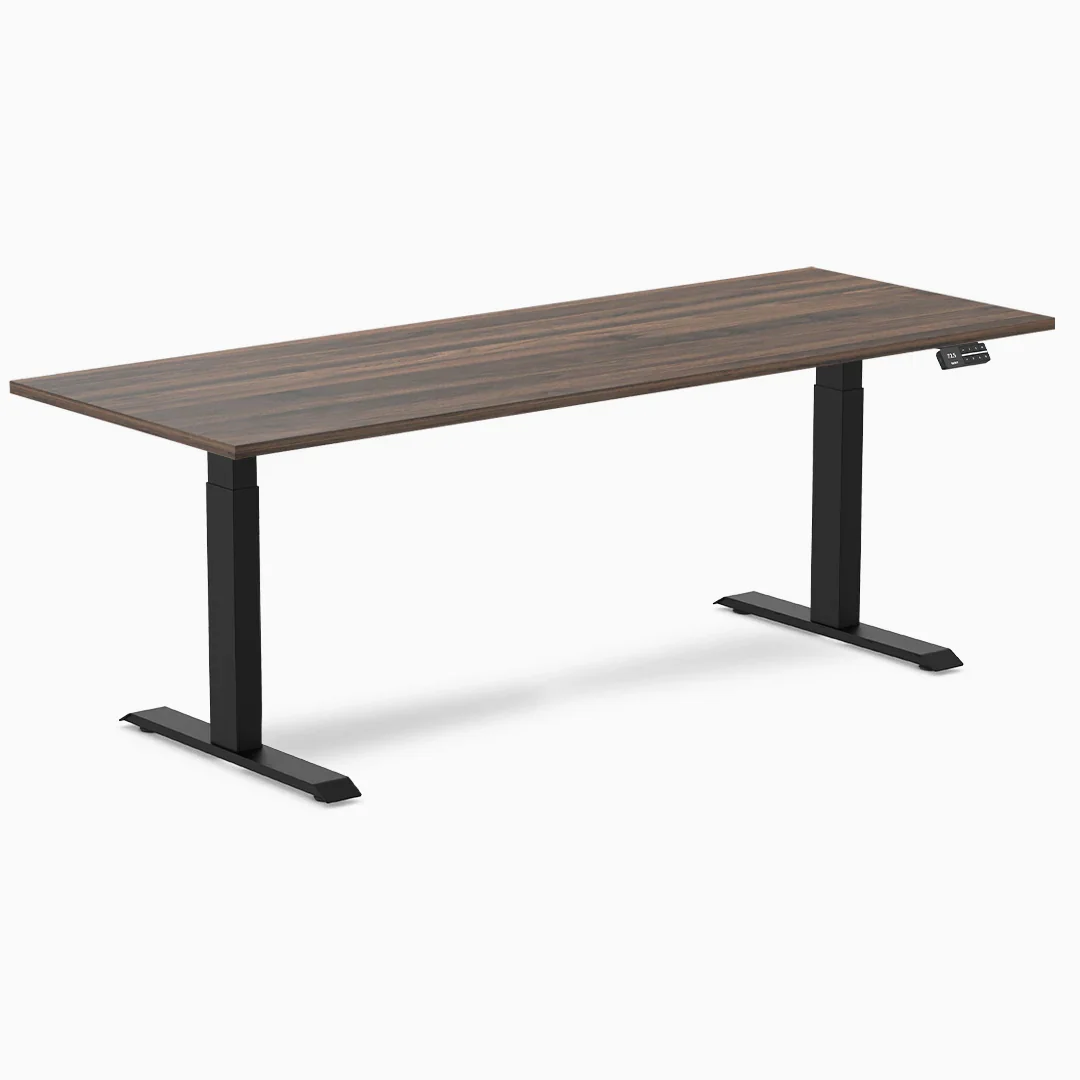 Desky Dual Melamine Sit Stand Desk - Image 130